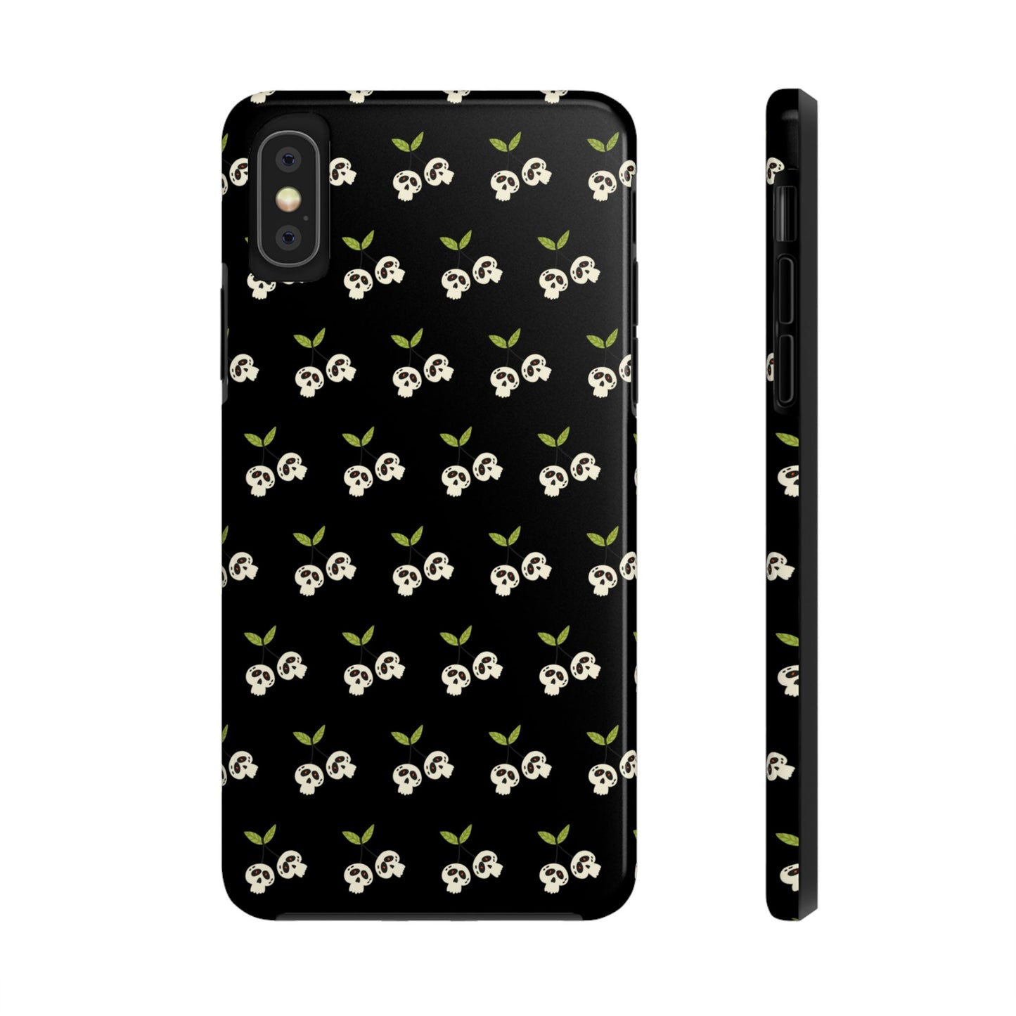 Skull Cherry Tough Phone Cases