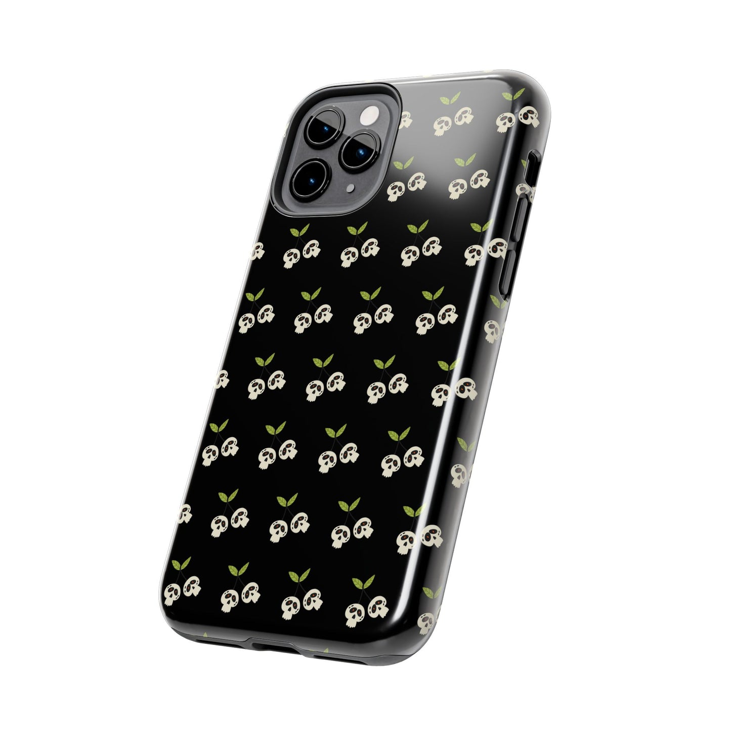 Skull Cherry Tough Phone Cases