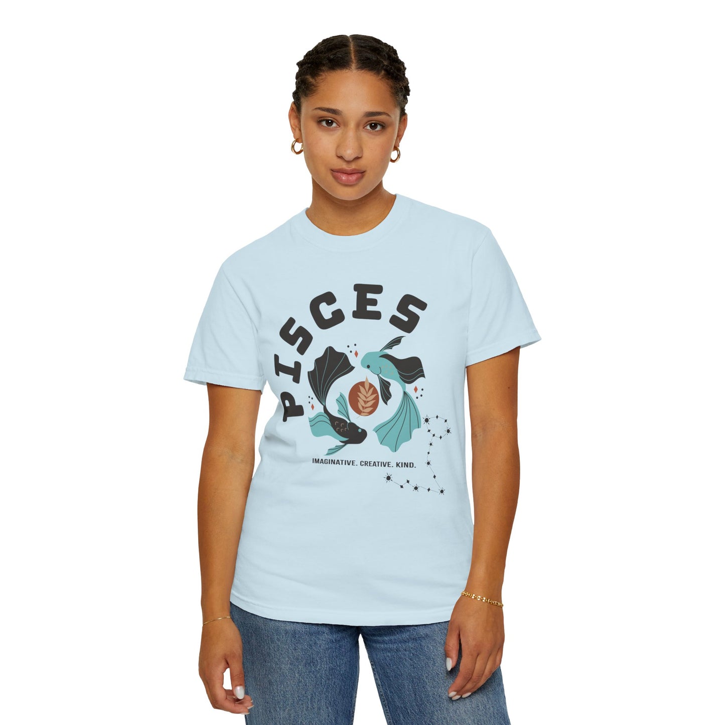 BOHO Pisces Zodiac Color Comfort Tee