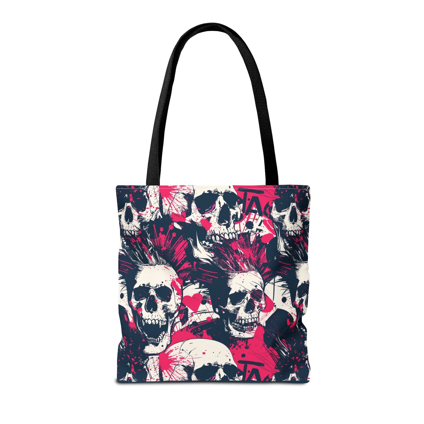 Punk Rock Skull Tote Bag