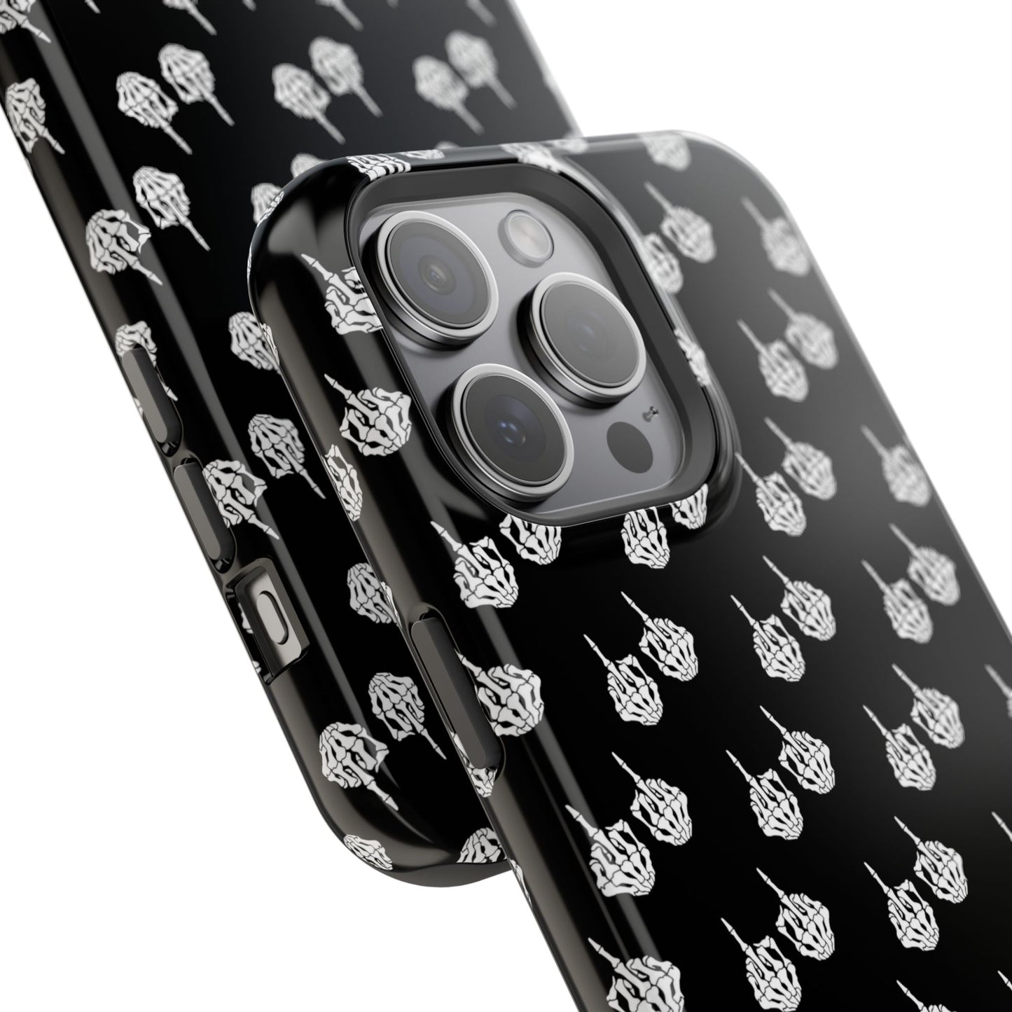 Fuck You Skeleton Middle Finger Impact-Resistant Cases