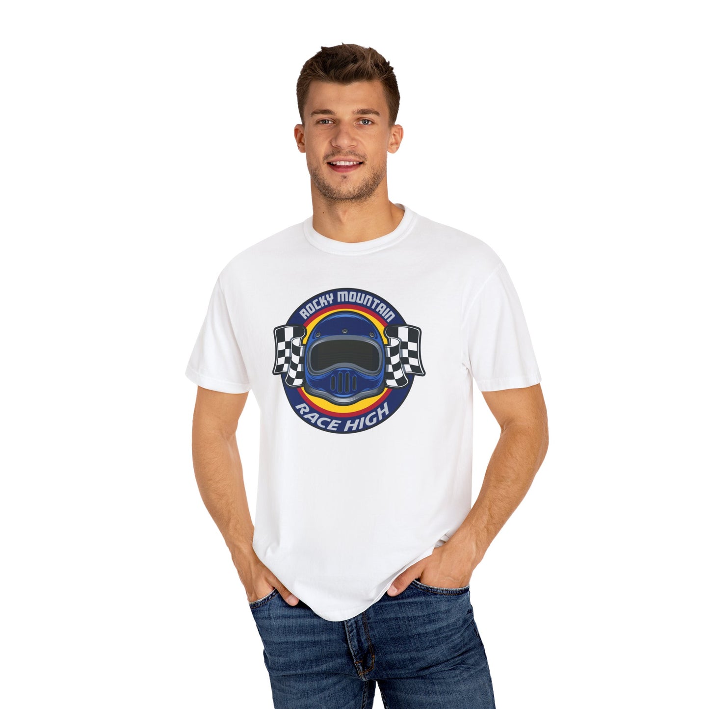 Colorado Rocky Mountain Race High Comfort Color Tshirt