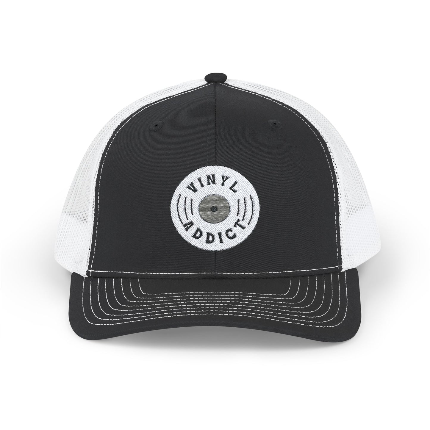 Vinyl Addict Embroidery Snapback Trucker Cap