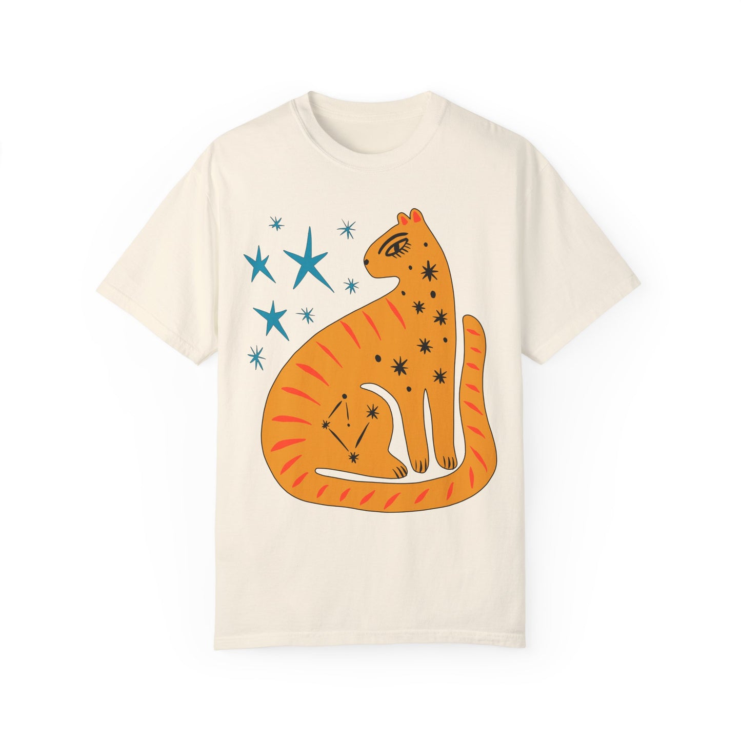 Retro leopard Unisex Garment-Dyed Comfort Colors T-shirt