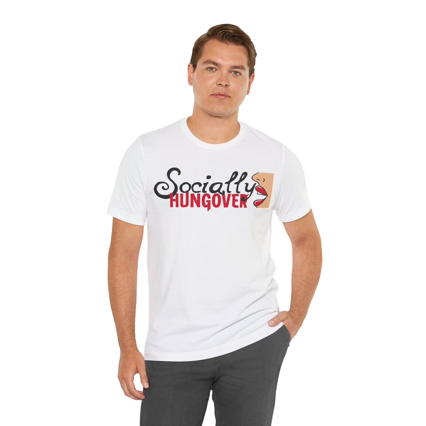 T-shirt, Socially Hungover, Woman's Tshirt, Humor, Saying, Quote, Party, Tee