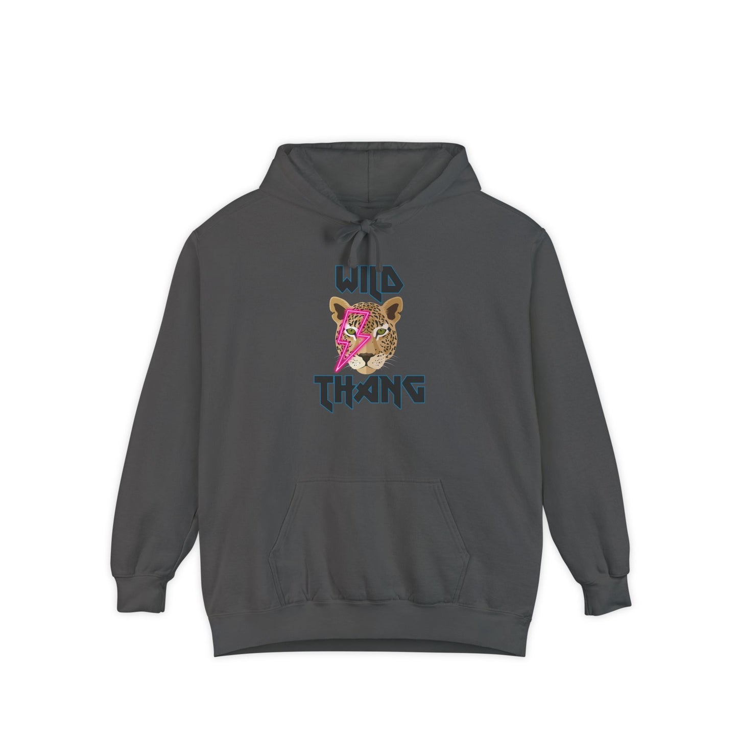 Wild Thang Leopard Color Comfort Garment-Dyed Hoodie
