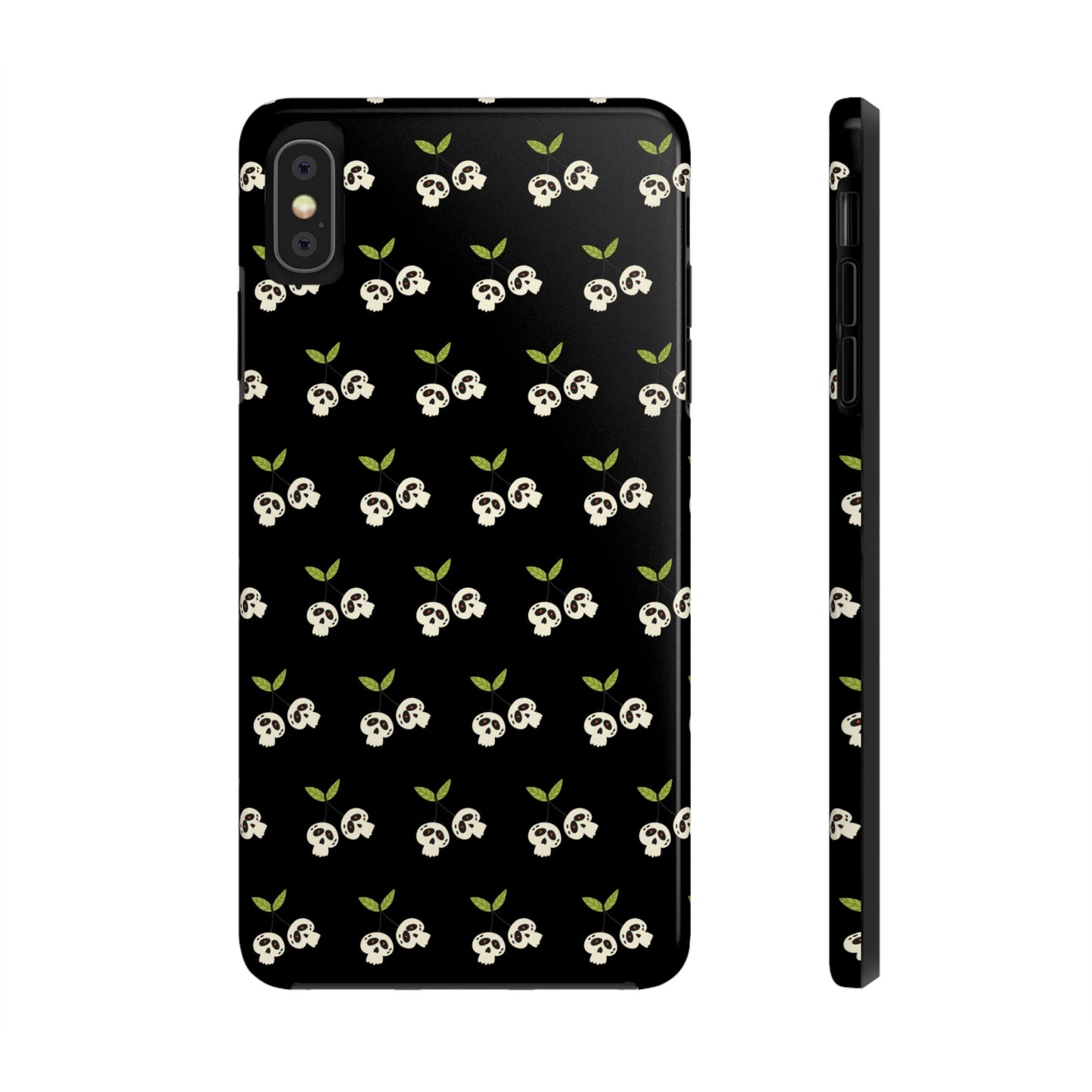 Skull Cherry Tough Phone Cases