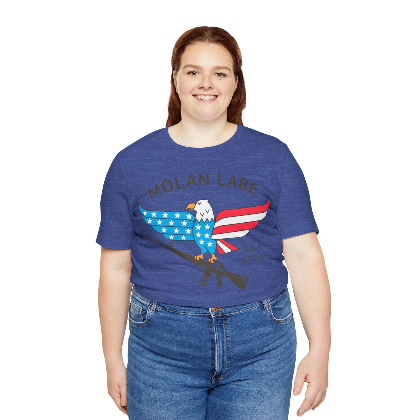 T-shirt, Molan Labe, Don't Tread on Me, Tshirt, MAGA, 2A, Freedom, Trump, Political, Politics, POTUS, Usa, America, Eagle, Gun, Flag, Tee