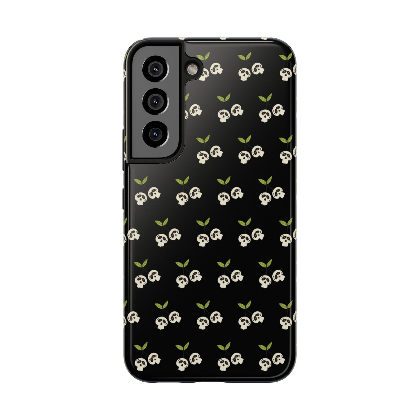 Skull Cherry Tough Phone Cases