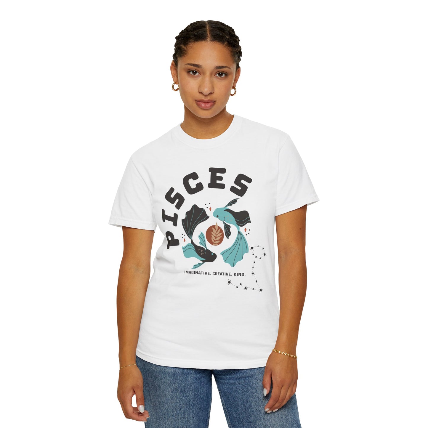 BOHO Pisces Zodiac Color Comfort Tee