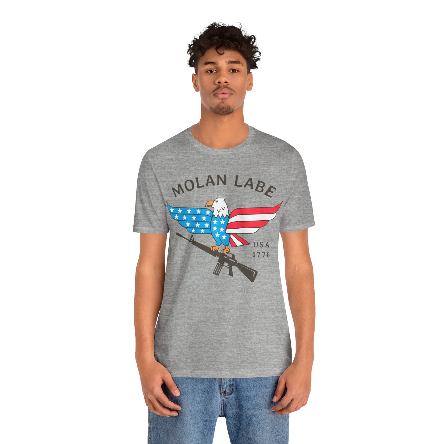 T-shirt, Molan Labe, Don't Tread on Me, Tshirt, MAGA, 2A, Freedom, Trump, Political, Politics, POTUS, Usa, America, Eagle, Gun, Flag, Tee