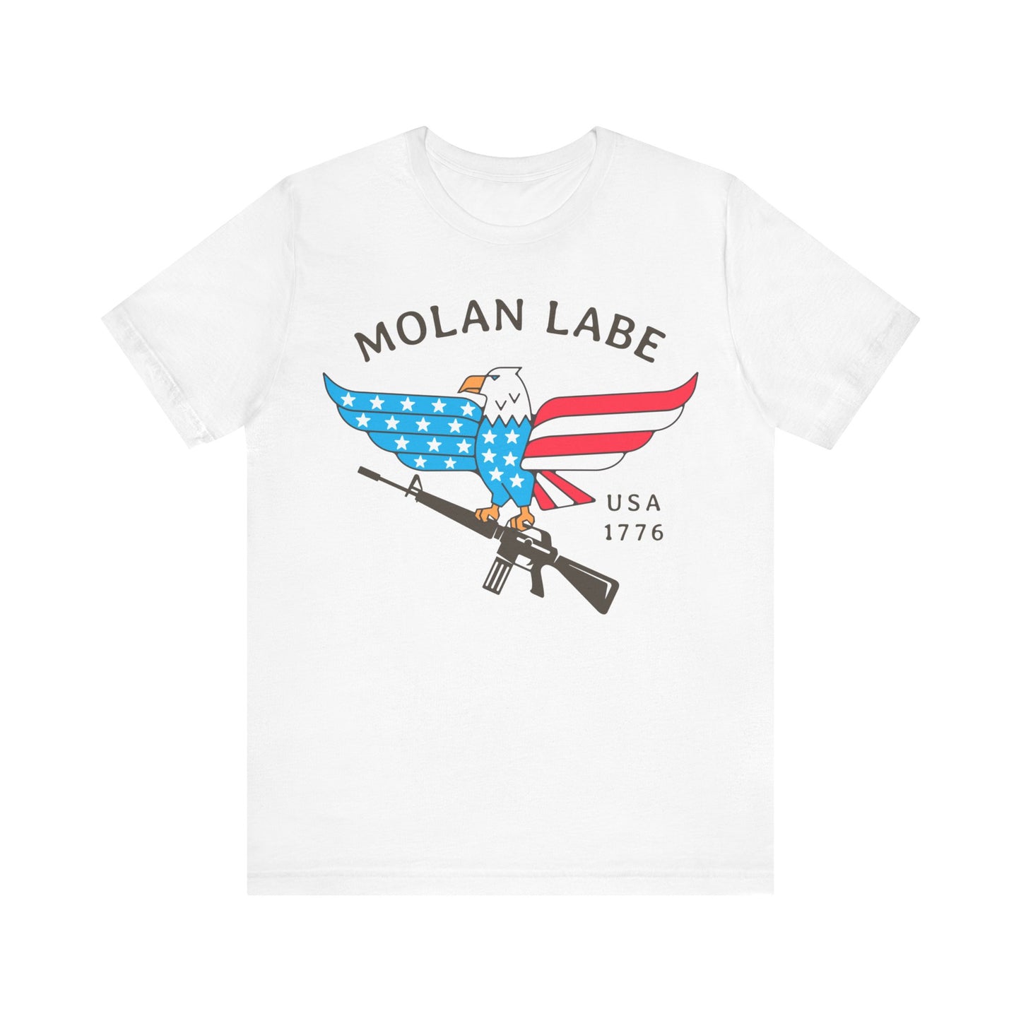 T-shirt, Molan Labe, Don't Tread on Me, Tshirt, MAGA, 2A, Freedom, Trump, Political, Politics, POTUS, Usa, America, Eagle, Gun, Flag, Tee
