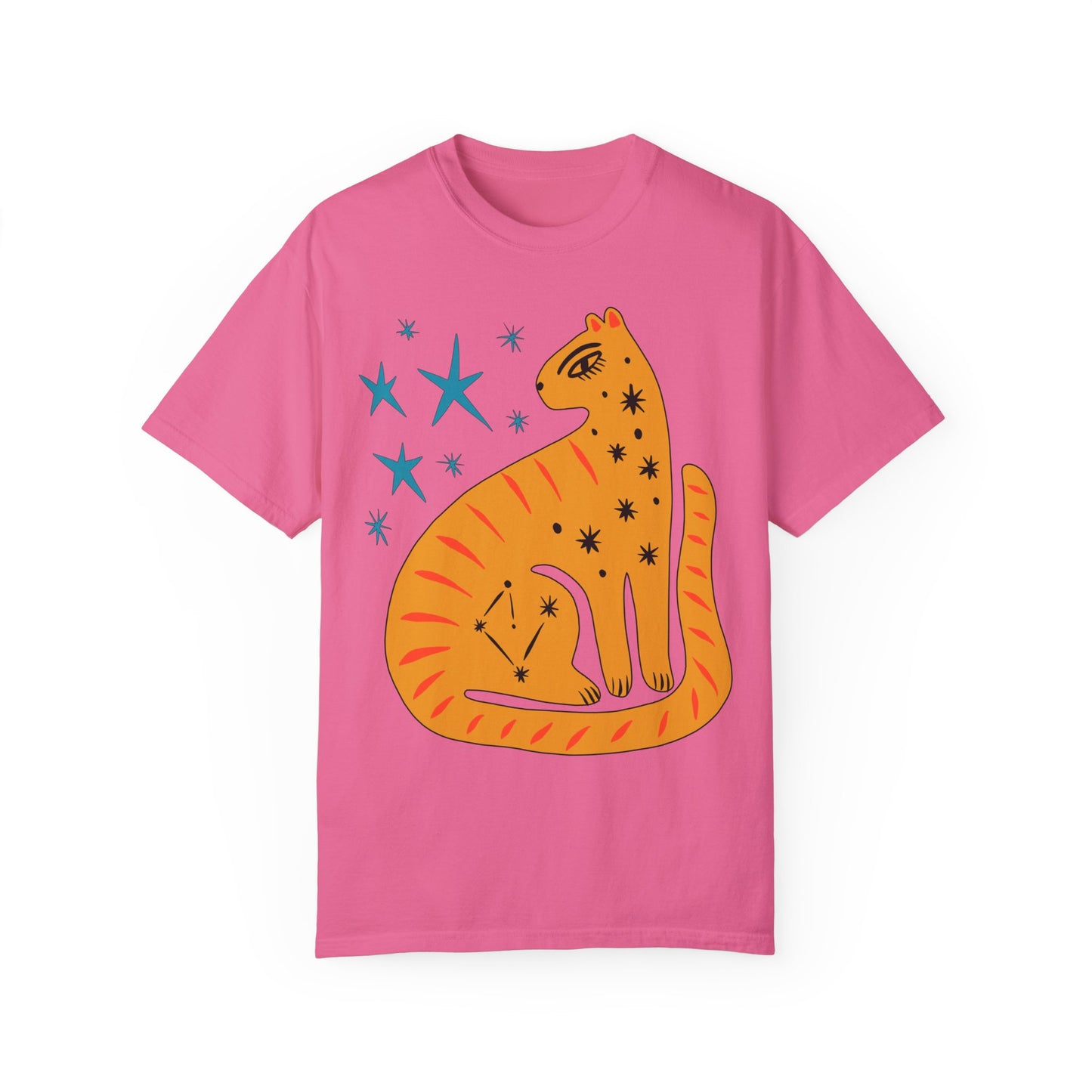 Retro leopard Unisex Garment-Dyed Comfort Colors T-shirt