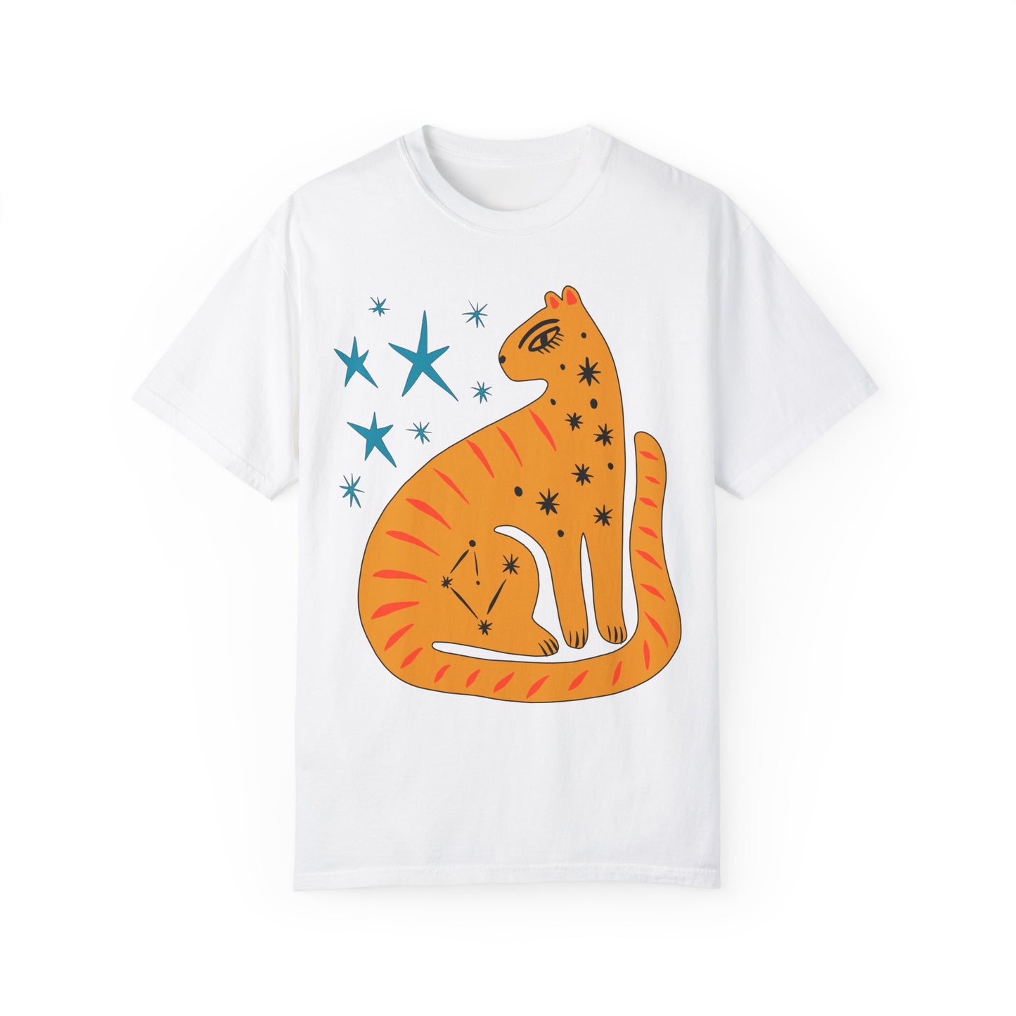 Retro leopard Unisex Garment-Dyed Comfort Colors T-shirt