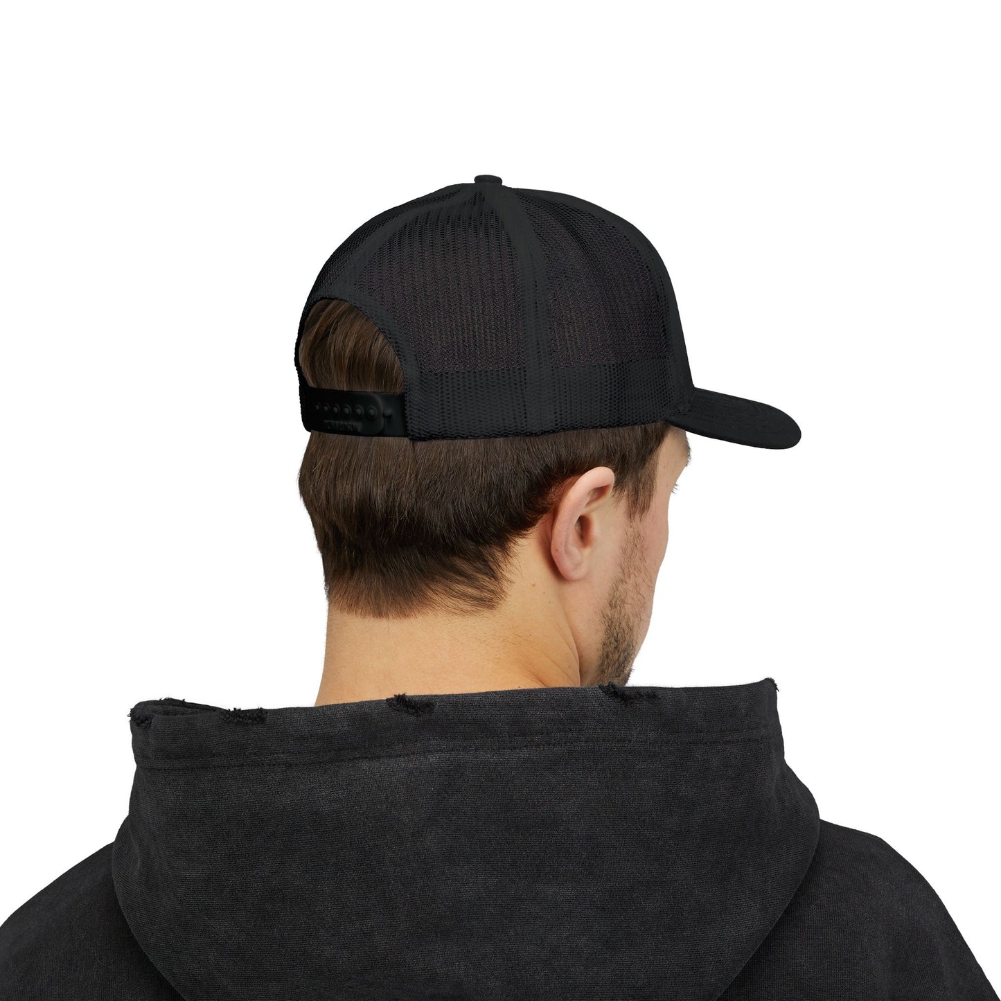 Hotter Than Hell Embroidery Snapback Trucker Cap