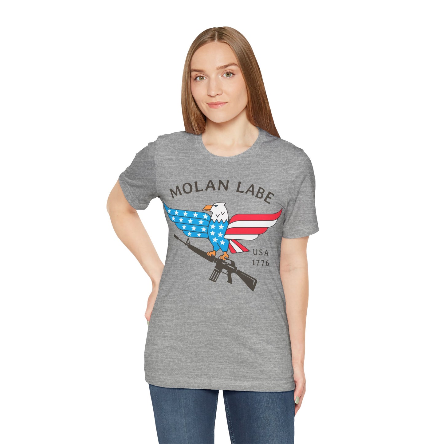 T-shirt, Molan Labe, Don't Tread on Me, Tshirt, MAGA, 2A, Freedom, Trump, Political, Politics, POTUS, Usa, America, Eagle, Gun, Flag, Tee