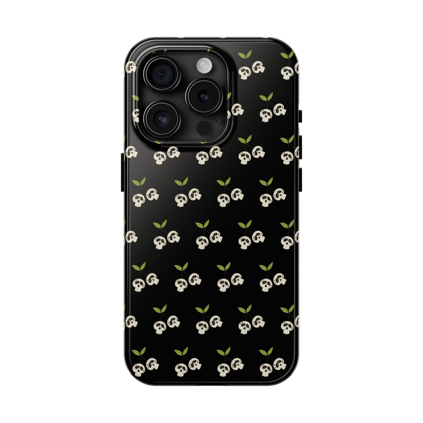 Skull Cherry Tough Phone Cases