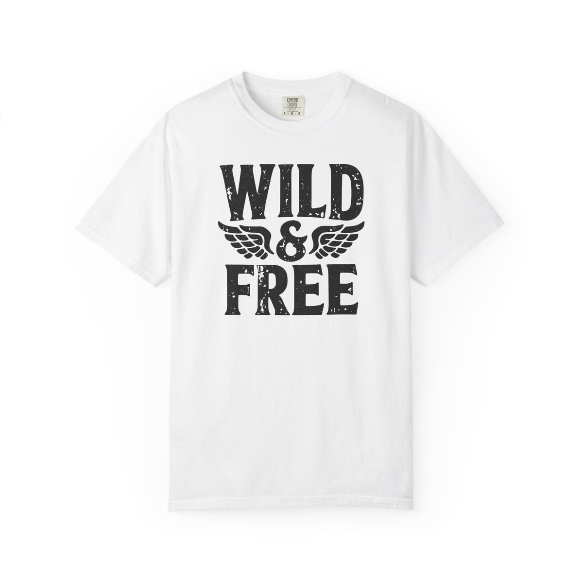 Vintage Wild and Free Wings Comfort Graphic Tee