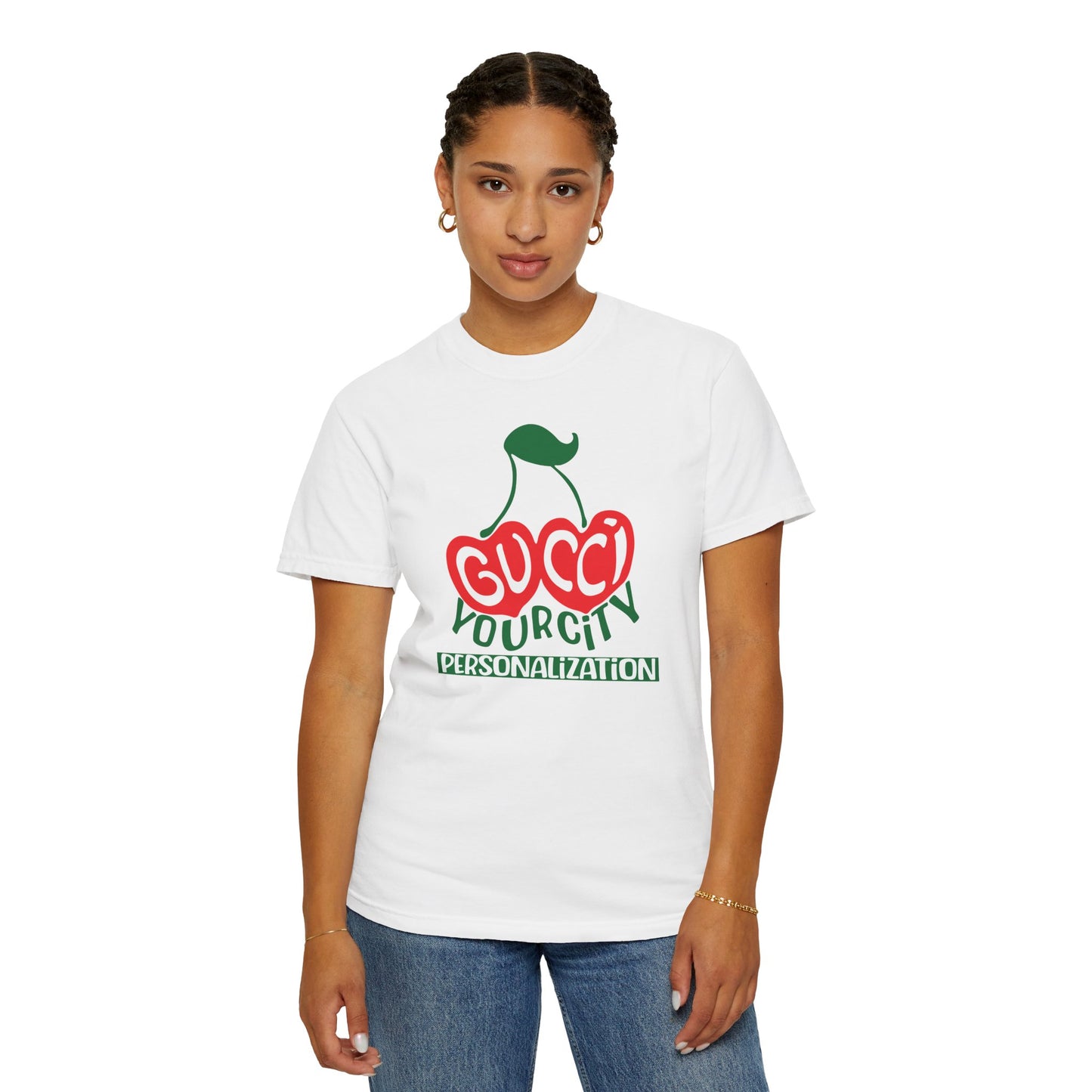 Luxury GG Cherry Personalize Your City Novelty Color Comfort Unisex T-shirt