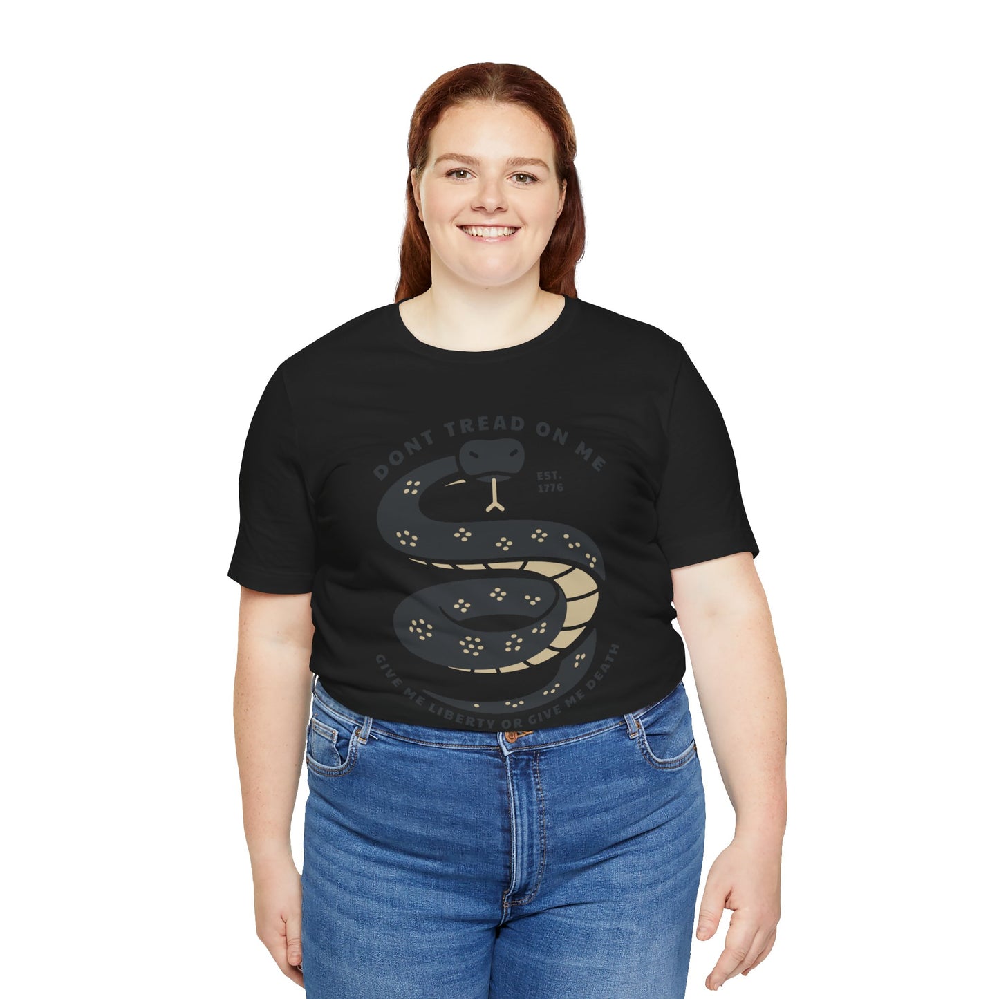 T-shirt, Don't Tread On Me, tshirt, Snake, Trump, 2024, MAGA, POTUS, America, Vote, Politics, Political, Usa, Freedom, Liberty, Unisex Tee