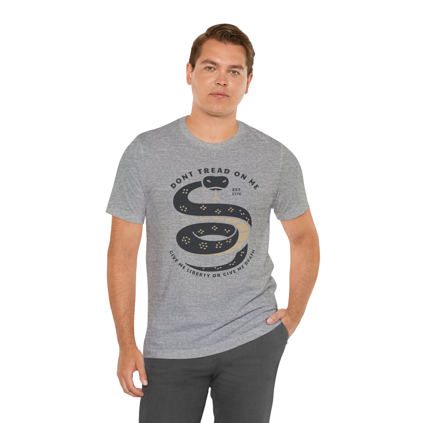 T-shirt, Don't Tread On Me, tshirt, Snake, Trump, 2024, MAGA, POTUS, America, Vote, Politics, Political, Usa, Freedom, Liberty, Unisex Tee