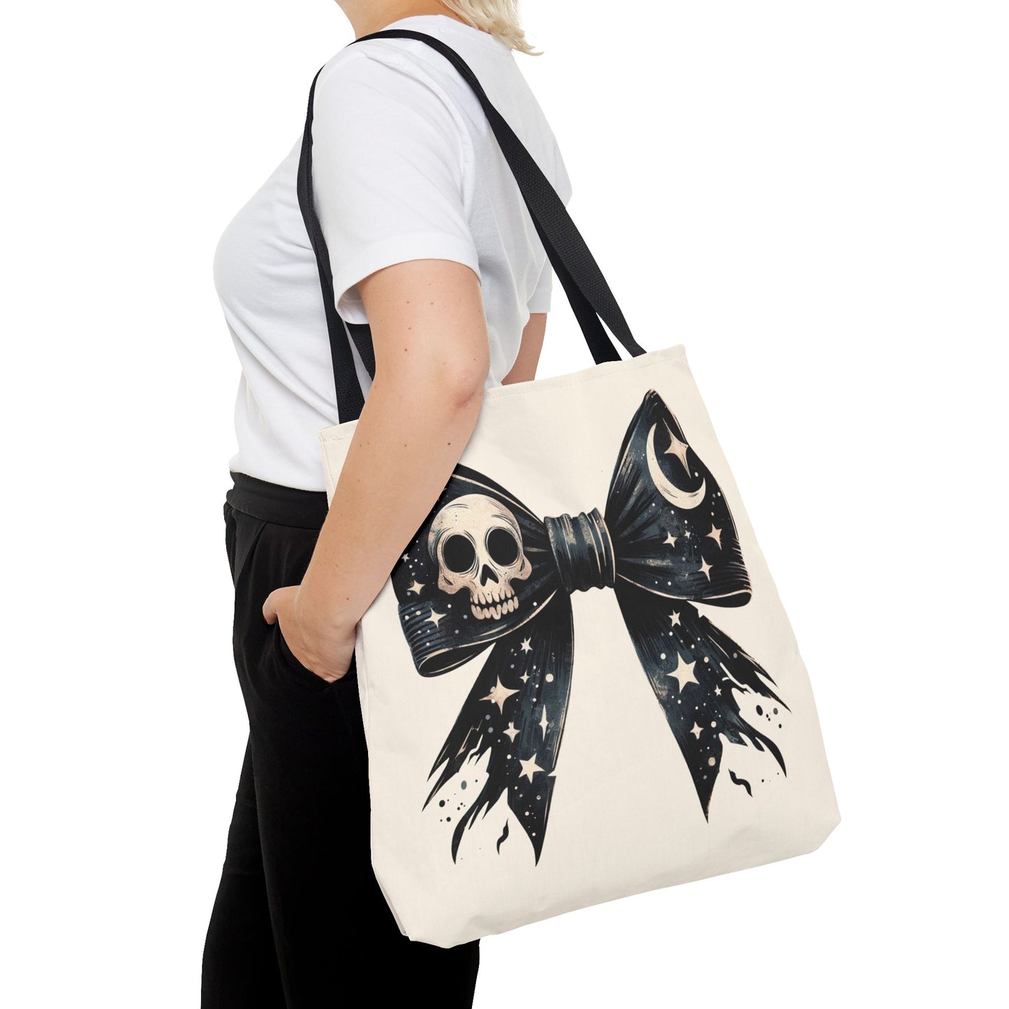 Skull Coquette Tote Bag