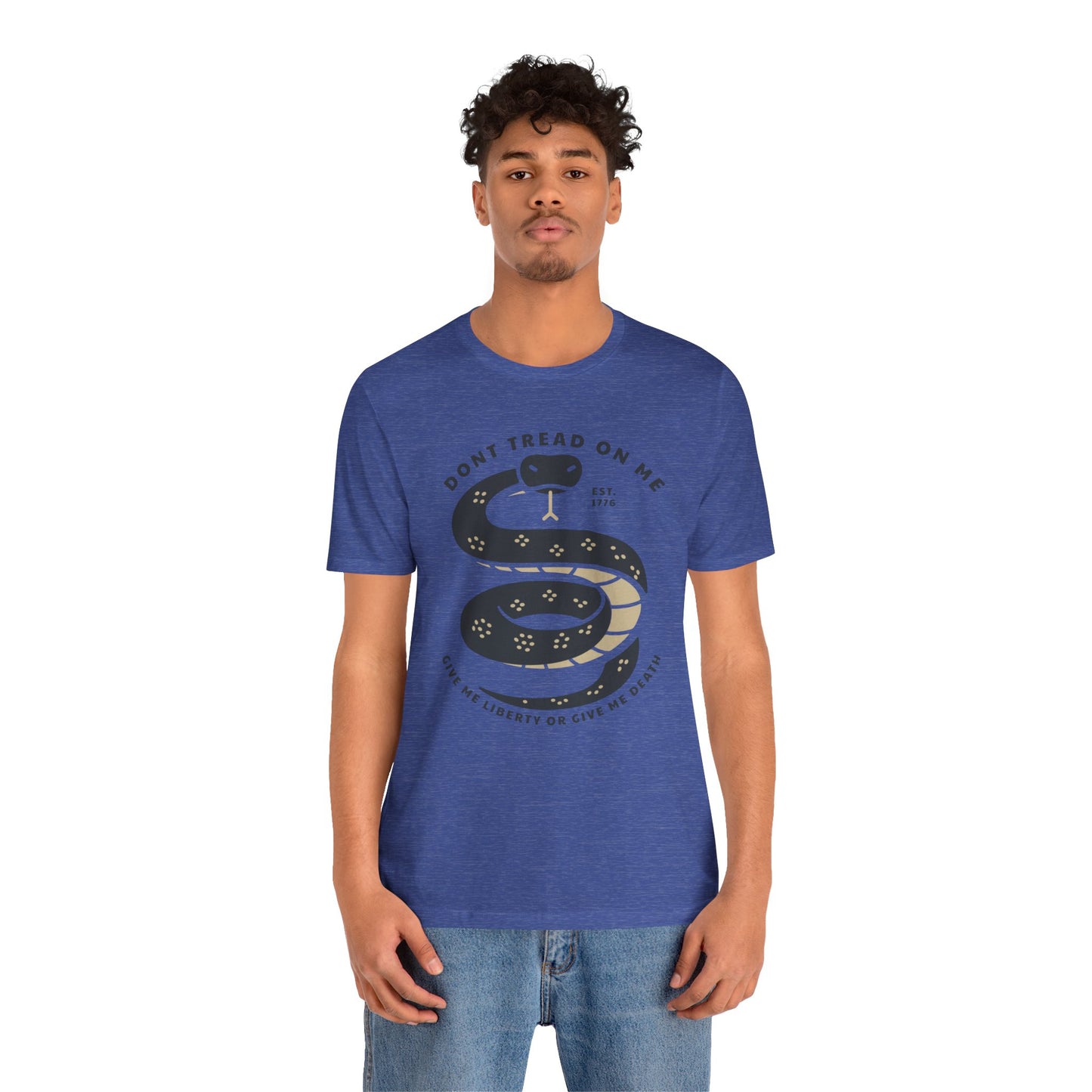 T-shirt, Don't Tread On Me, tshirt, Snake, Trump, 2024, MAGA, POTUS, America, Vote, Politics, Political, Usa, Freedom, Liberty, Unisex Tee