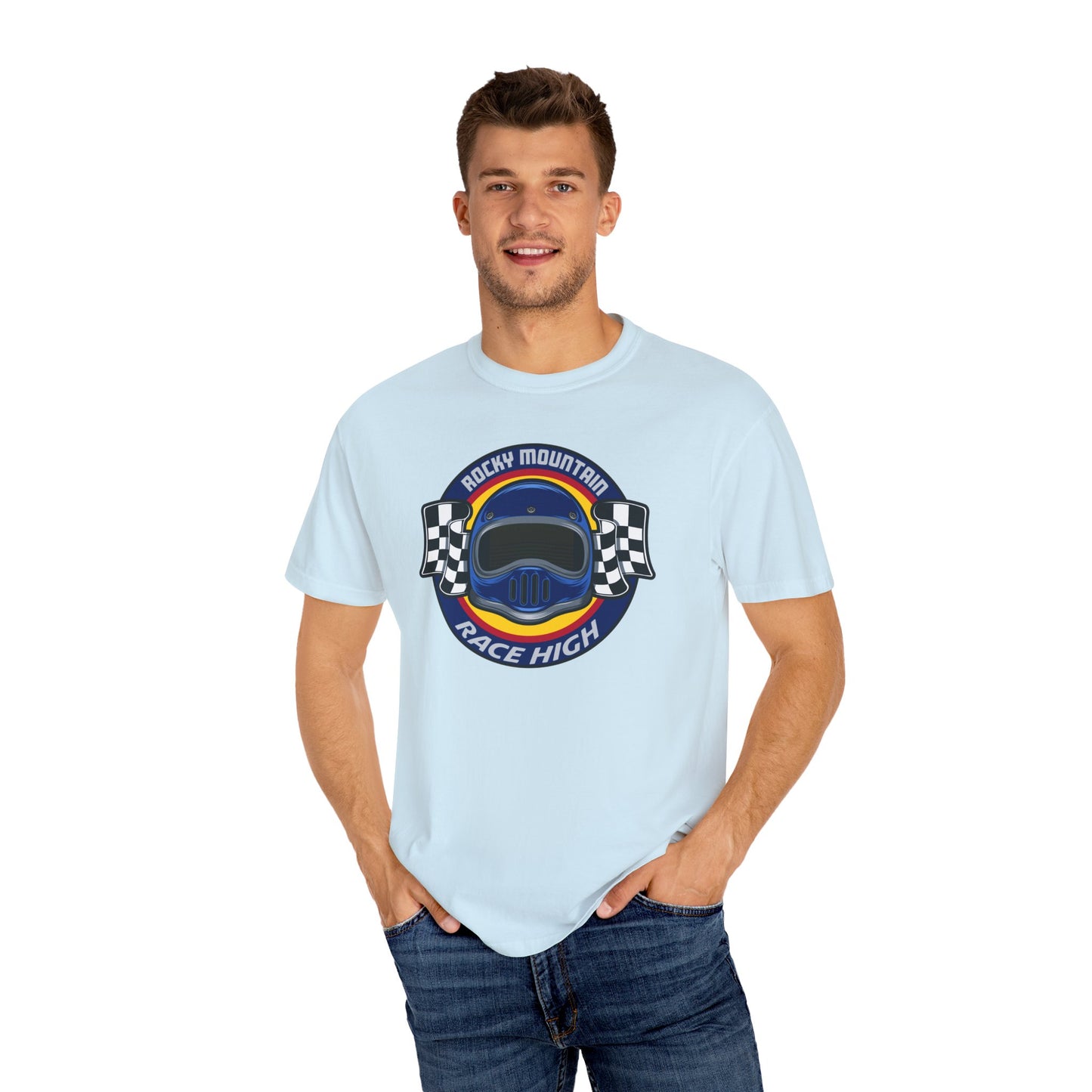Colorado Rocky Mountain Race High Comfort Color Tshirt