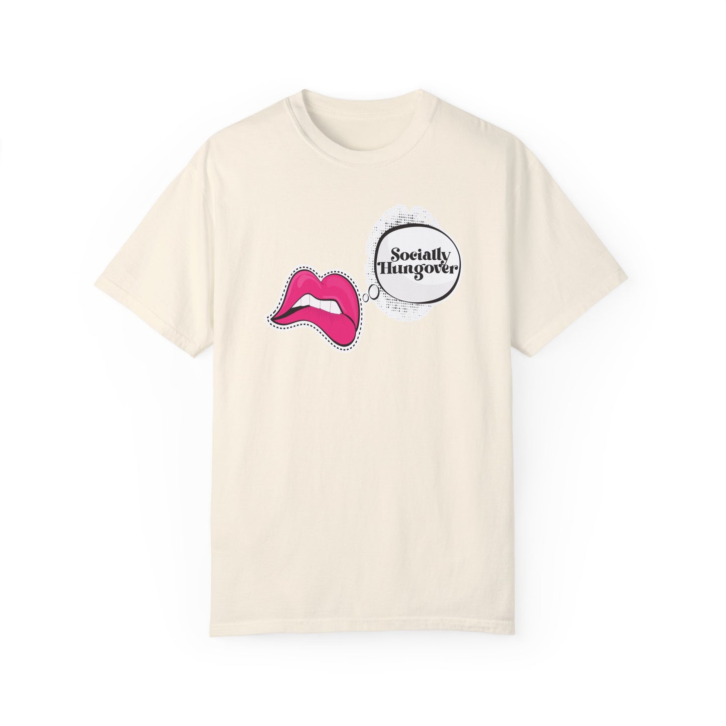 Socially Hungover Color Comfort Unisex Garment-Dyed T-shirt