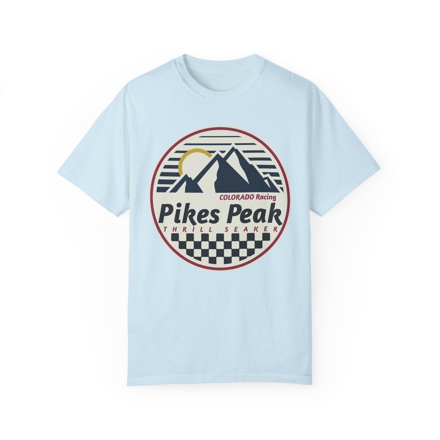 Pikes Peak Thrill Seeker Colorado Racing Comfort Colors Tshirt