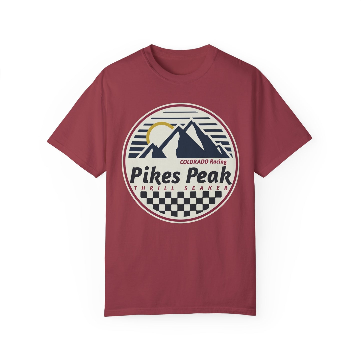 Pikes Peak Thrill Seeker Colorado Racing Comfort Colors Tshirt