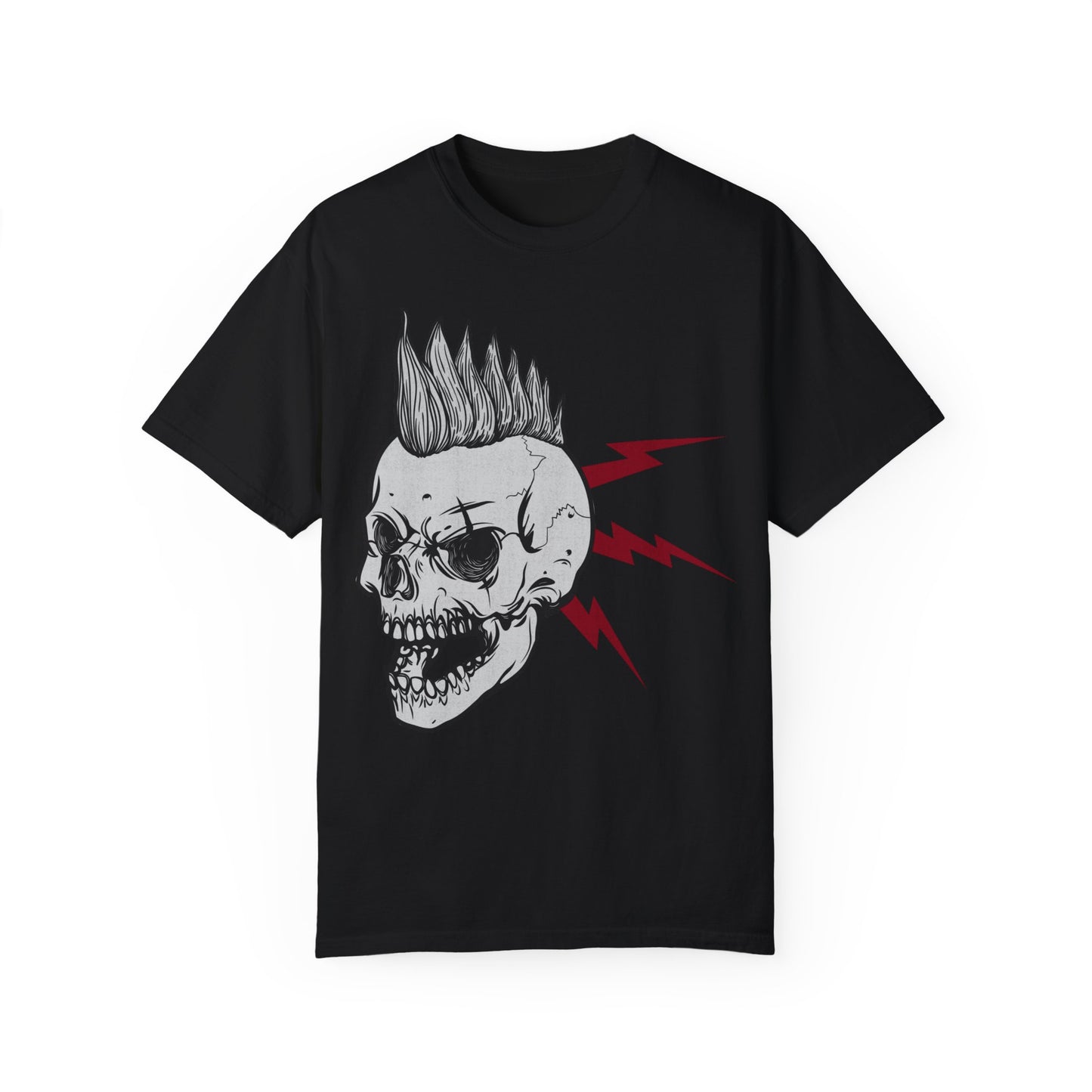 Punk Is Not Dead Mohawk Skull Comfort Colors T-shirt
