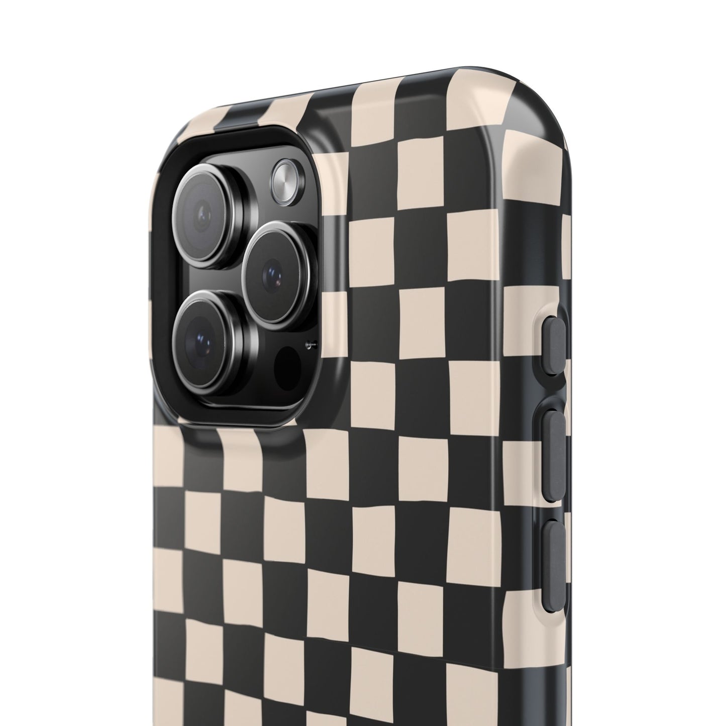 Black White Check Impact-Resistant Cases