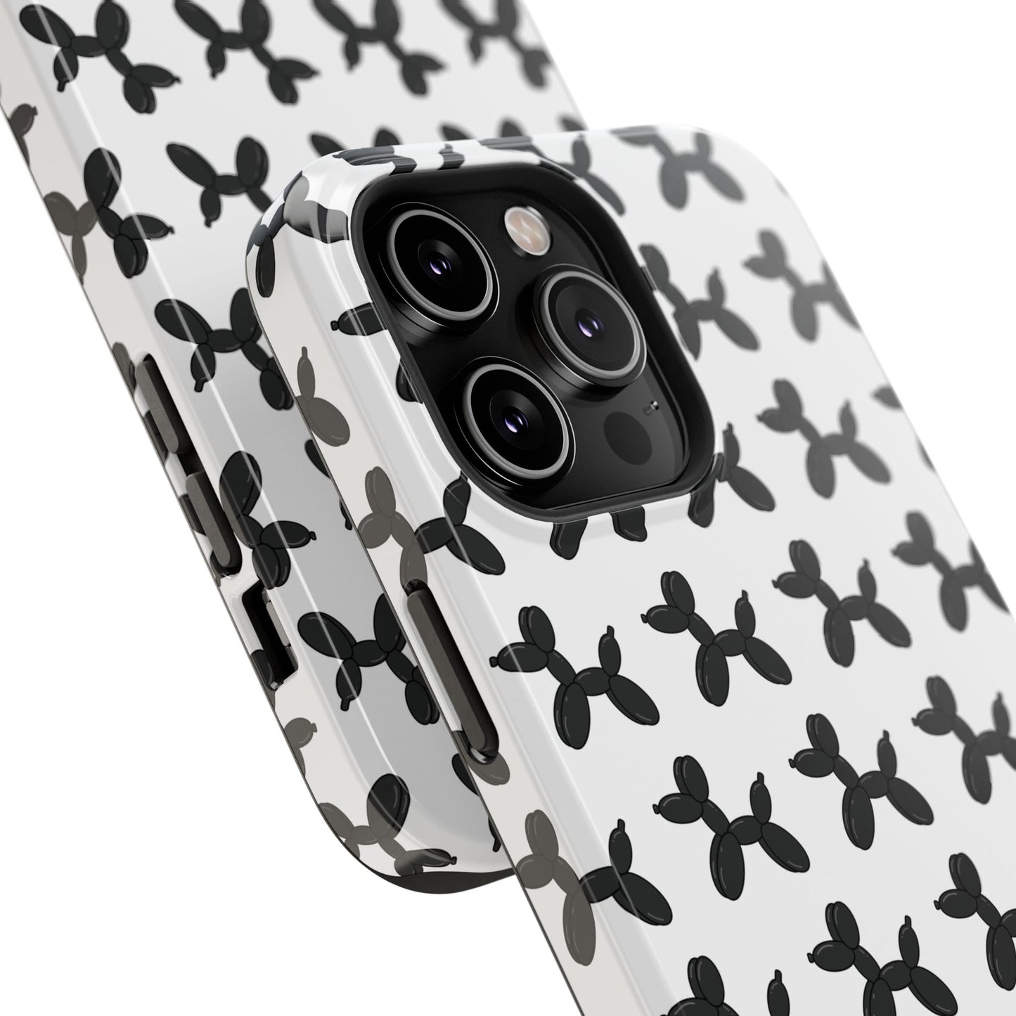 Balloon Dog Black Impact-Resistant Cases