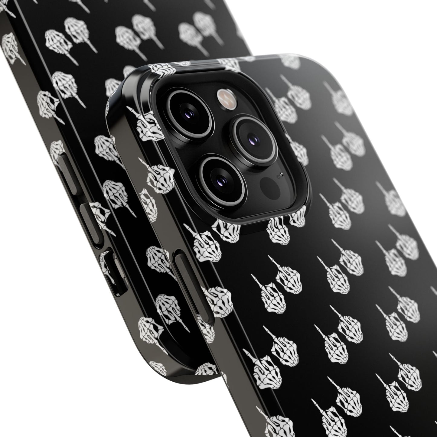 Fuck You Skeleton Middle Finger Impact-Resistant Cases