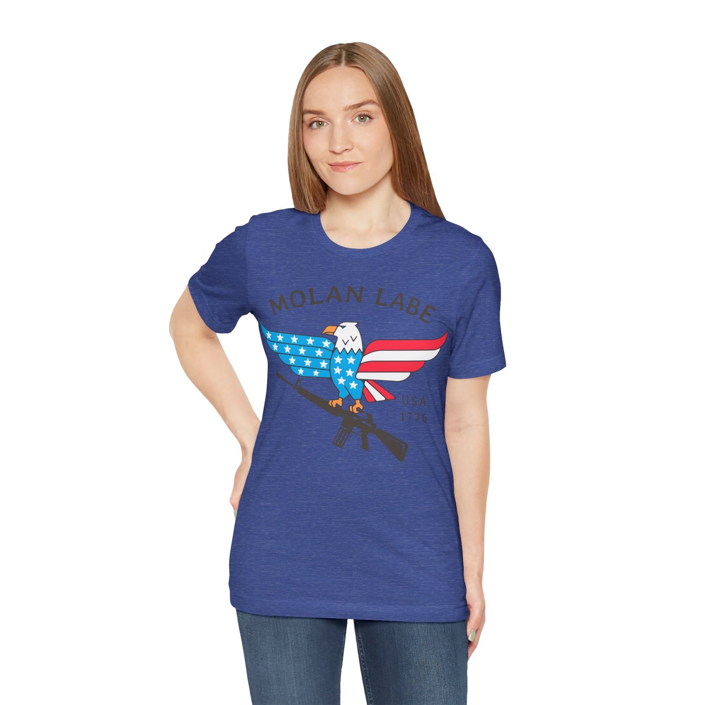 T-shirt, Molan Labe, Don't Tread on Me, Tshirt, MAGA, 2A, Freedom, Trump, Political, Politics, POTUS, Usa, America, Eagle, Gun, Flag, Tee