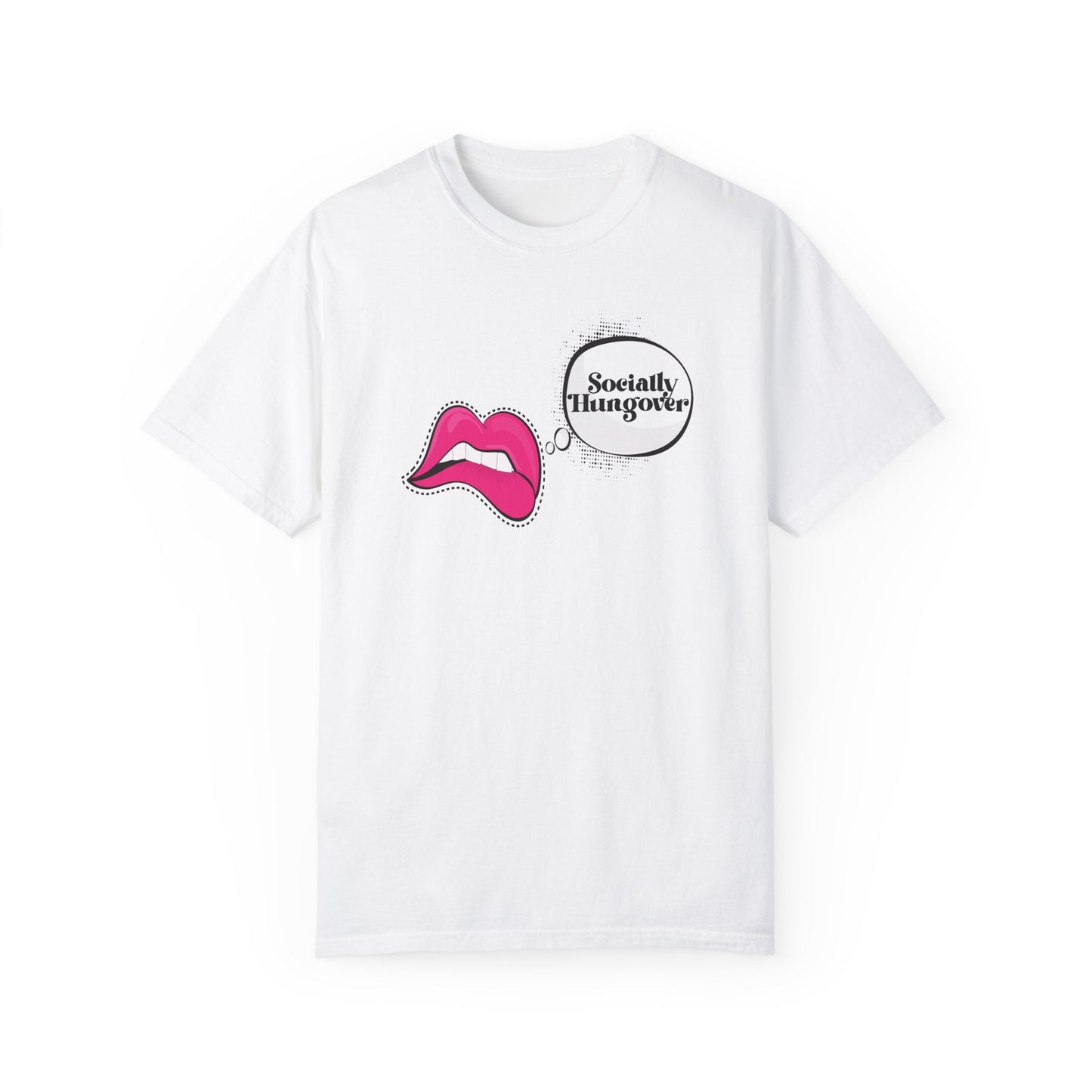 Socially Hungover Color Comfort Unisex Garment-Dyed T-shirt