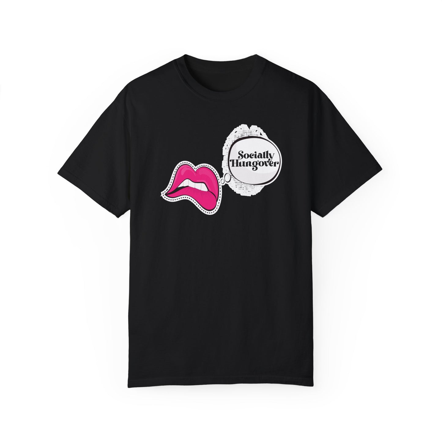 Socially Hungover Color Comfort Unisex Garment-Dyed T-shirt