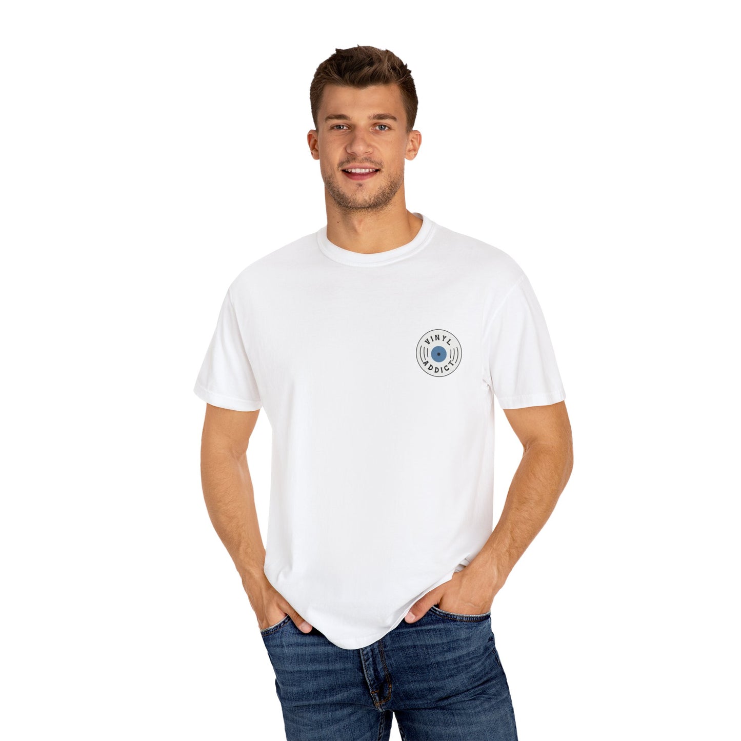 It's Not Hoarding If It's Vinyl Unisex Garment-Dyed T-shirt