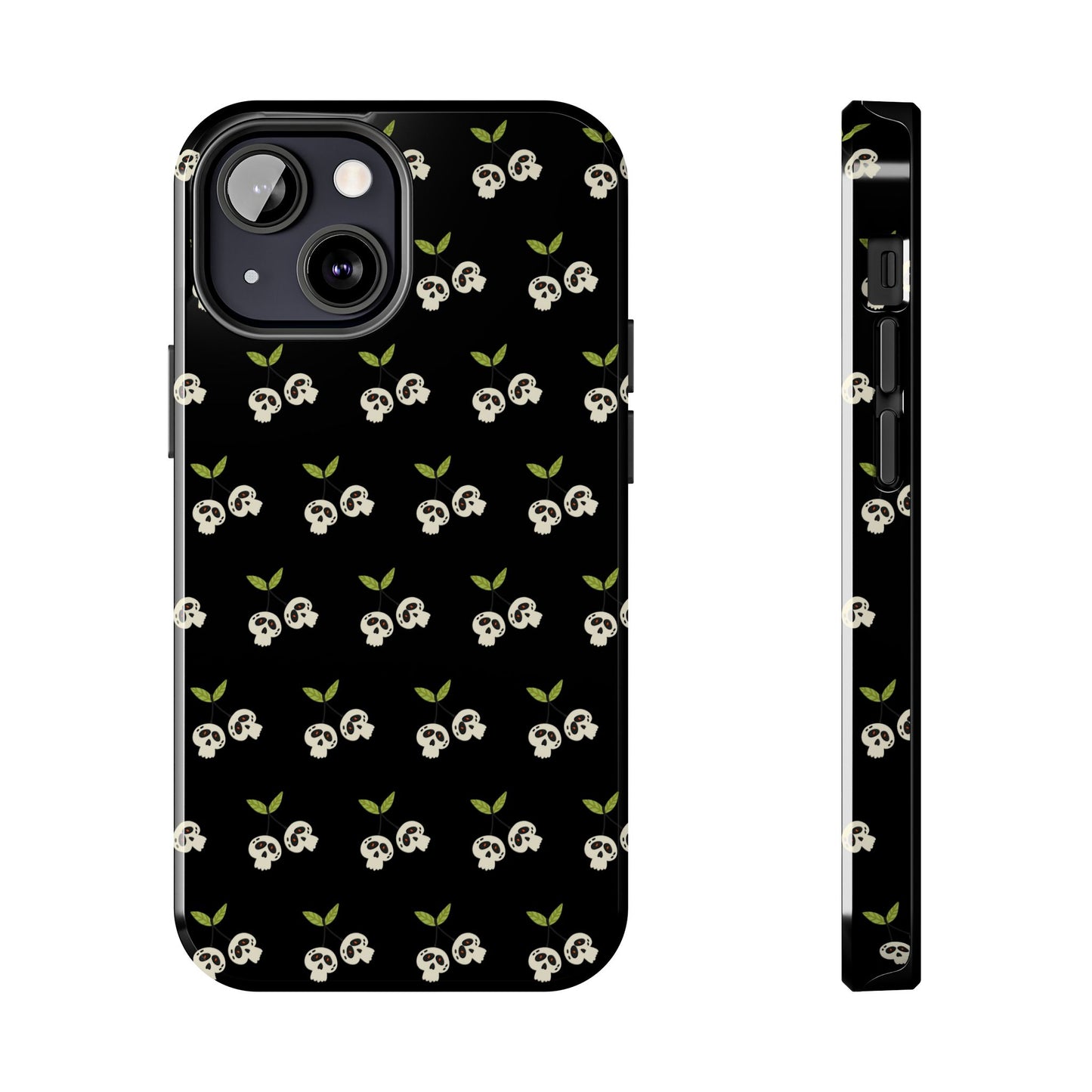 Skull Cherry Tough Phone Cases