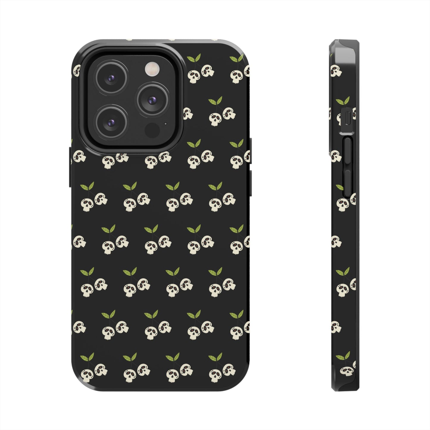 Skull Cherry Tough Phone Cases