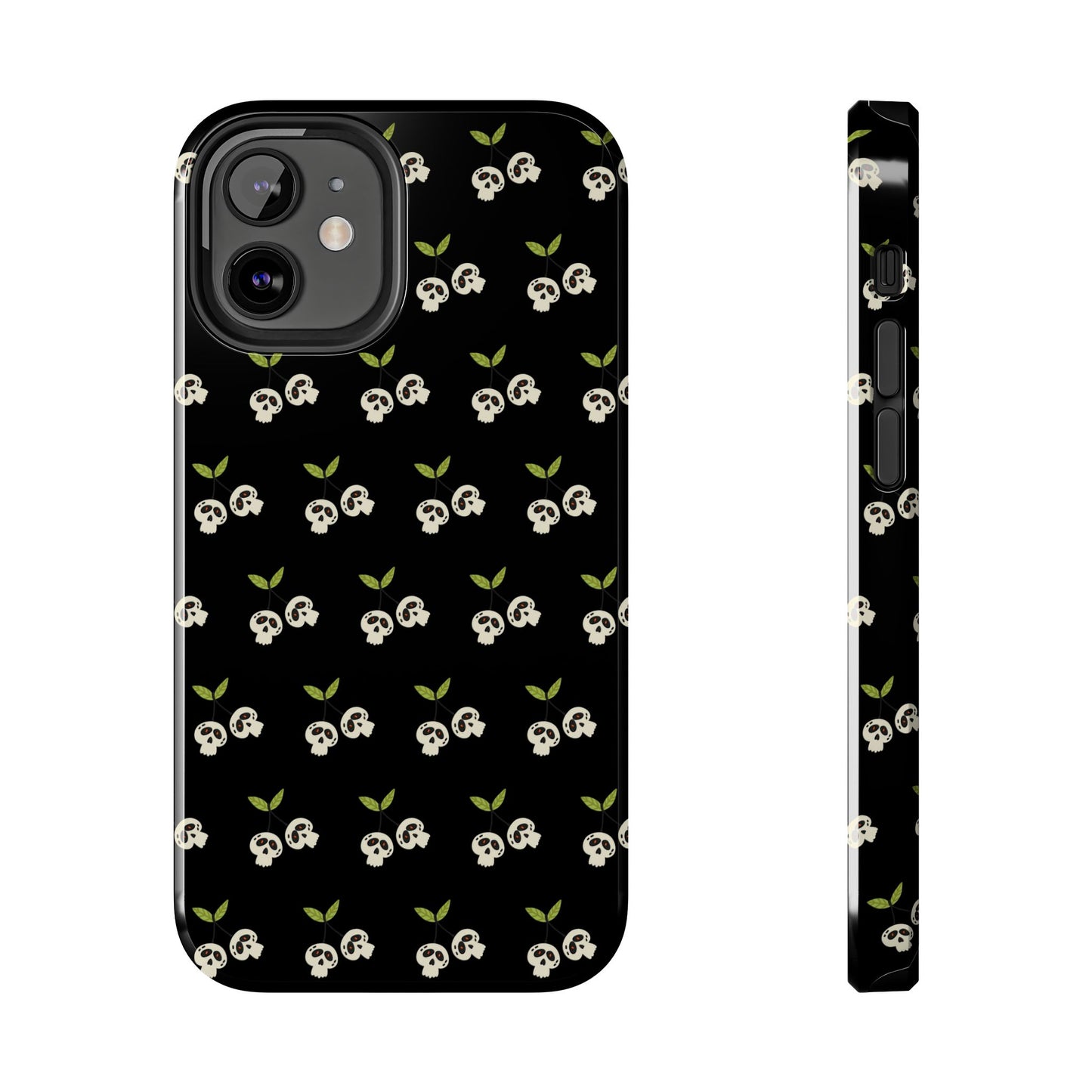 Skull Cherry Tough Phone Cases