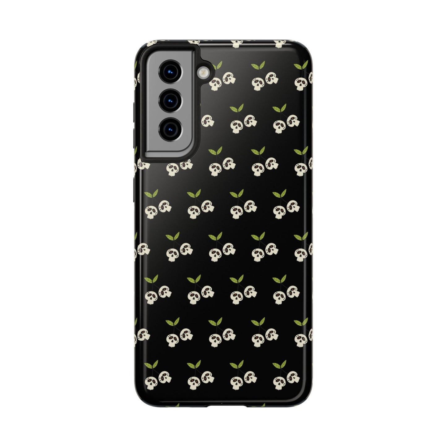 Skull Cherry Tough Phone Cases