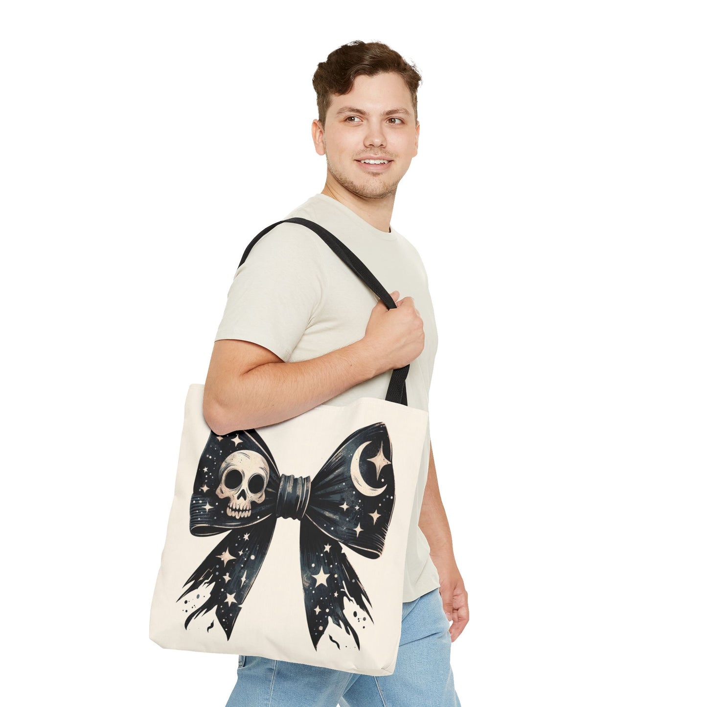 Skull Coquette Tote Bag