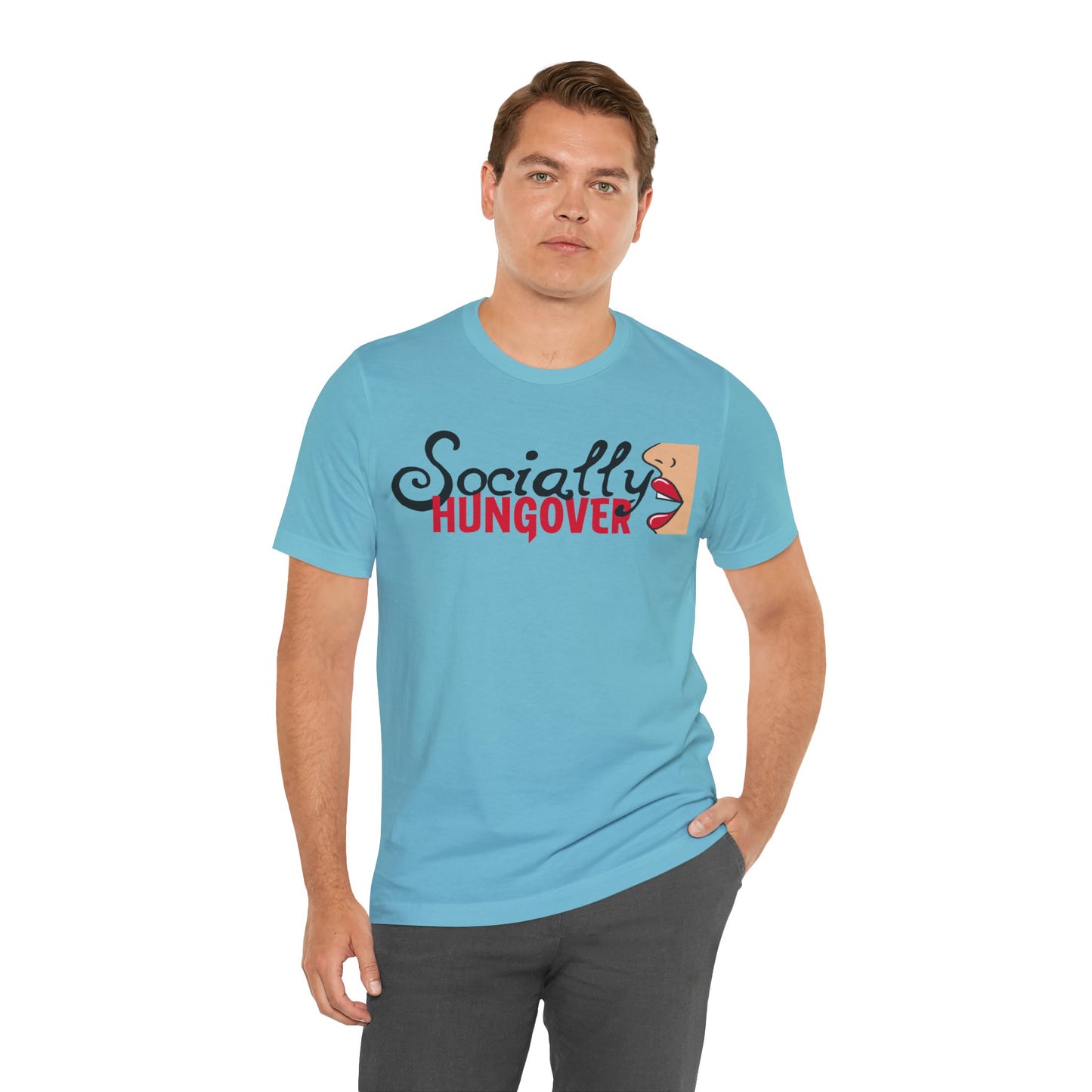 T-shirt, Socially Hungover, Woman's Tshirt, Humor, Saying, Quote, Party, Tee
