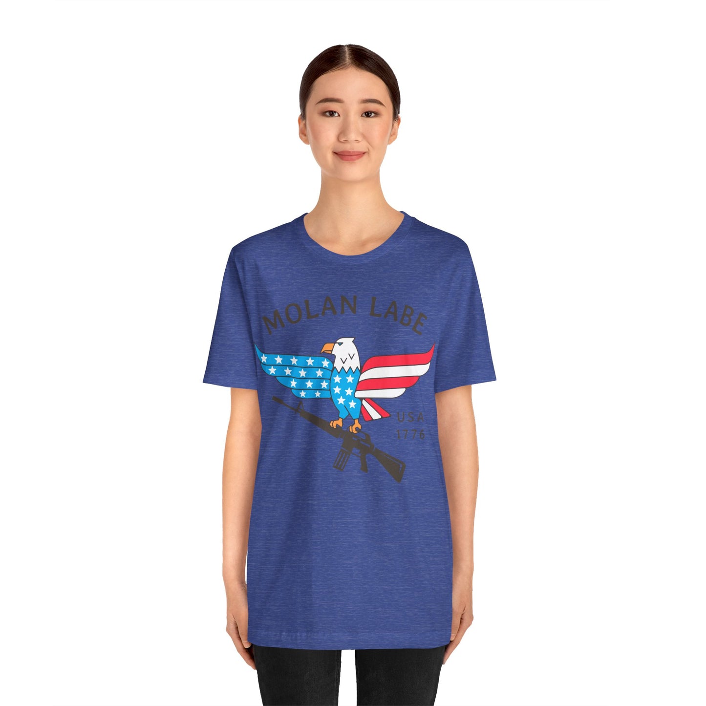 T-shirt, Molan Labe, Don't Tread on Me, Tshirt, MAGA, 2A, Freedom, Trump, Political, Politics, POTUS, Usa, America, Eagle, Gun, Flag, Tee