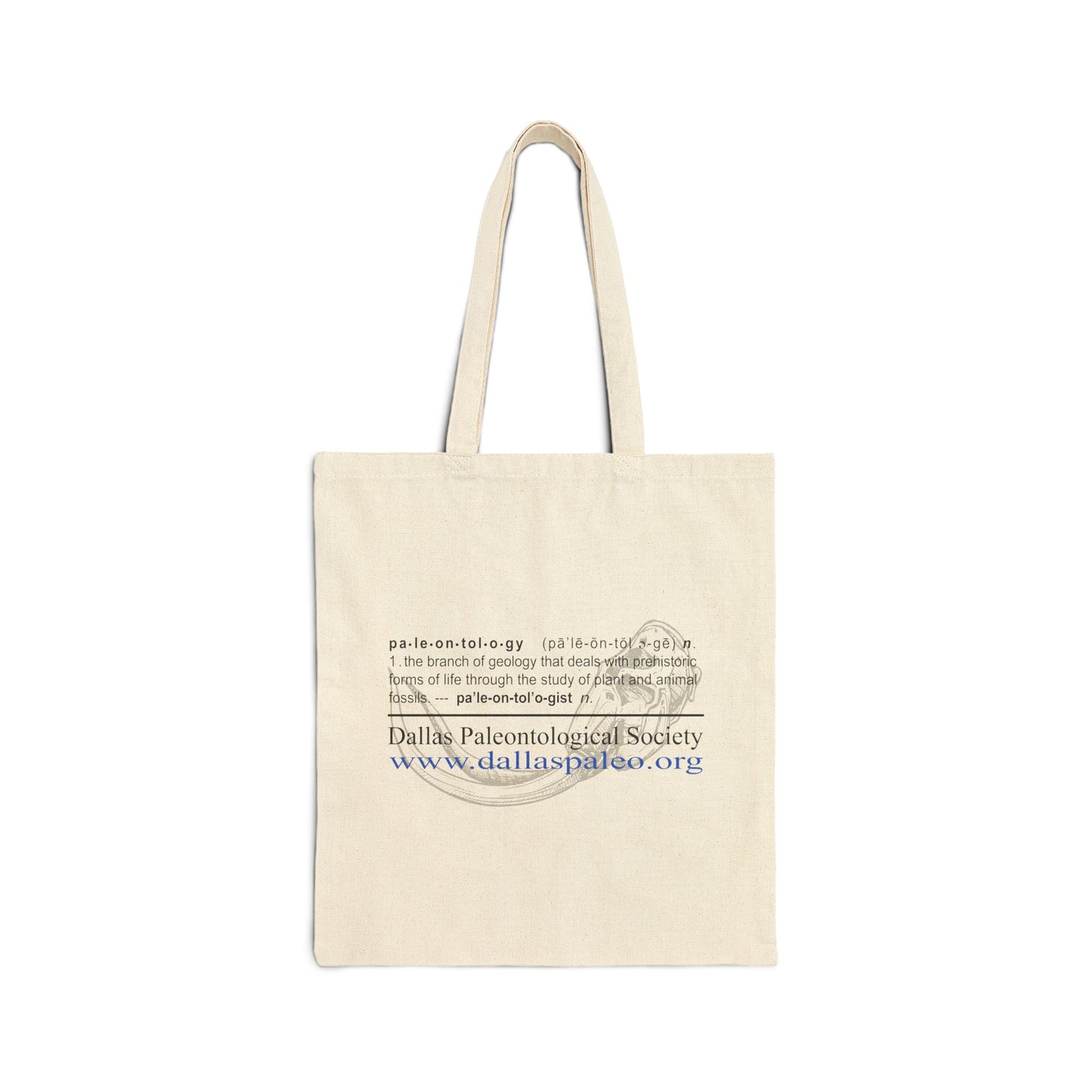 Rock Starts Dino Cotton Canvas Tote Bag, Fun Paleontology Gift, Eco-Friendly Shopping Bag, Dinosaur Enthusiast Tote, 15x16x20
