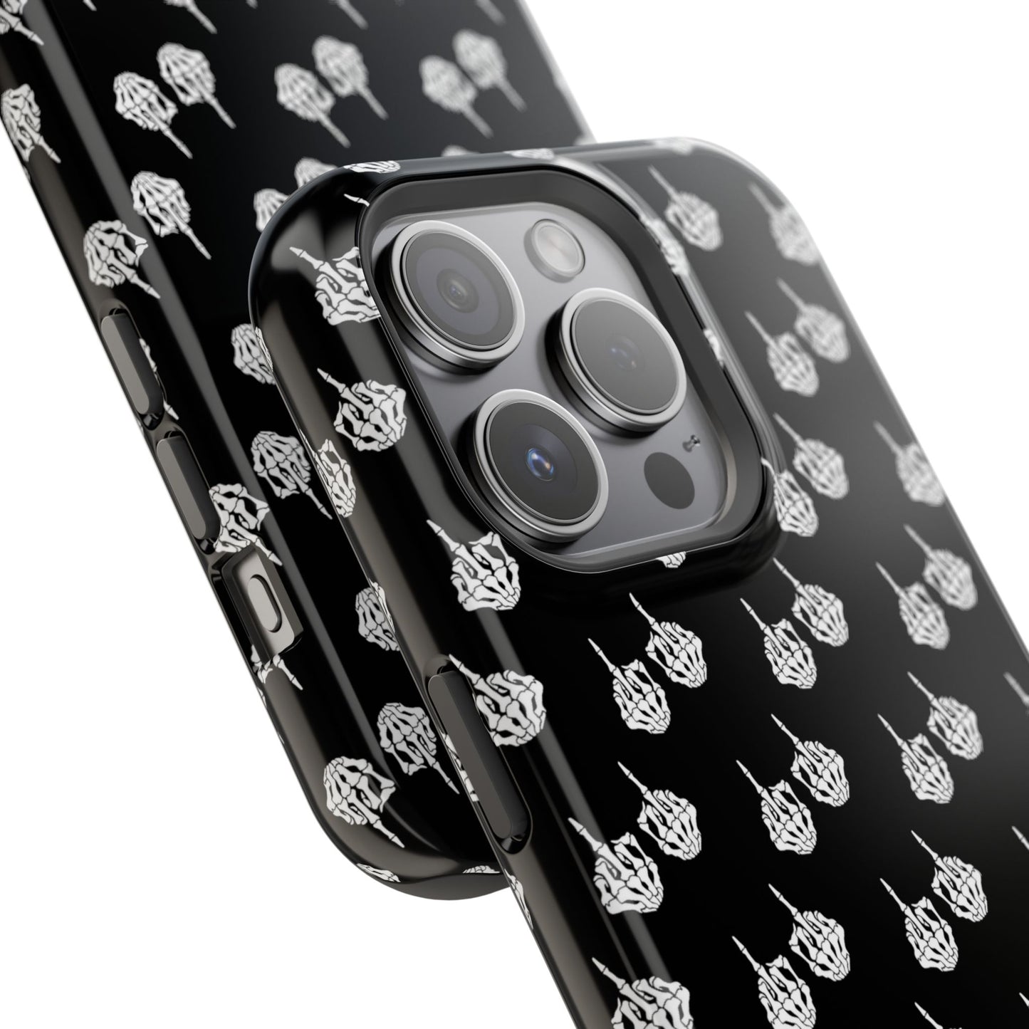 Fuck You Skeleton Middle Finger Impact-Resistant Cases