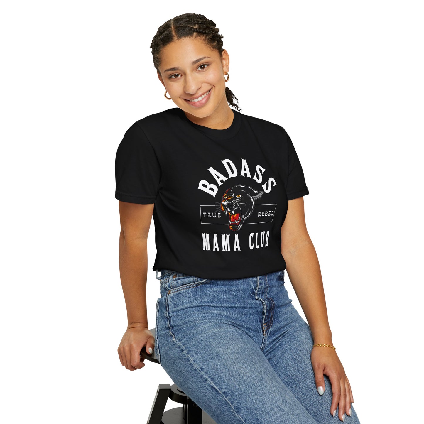 Badass Mama Club Black Panther Color Comfort T-Shirt