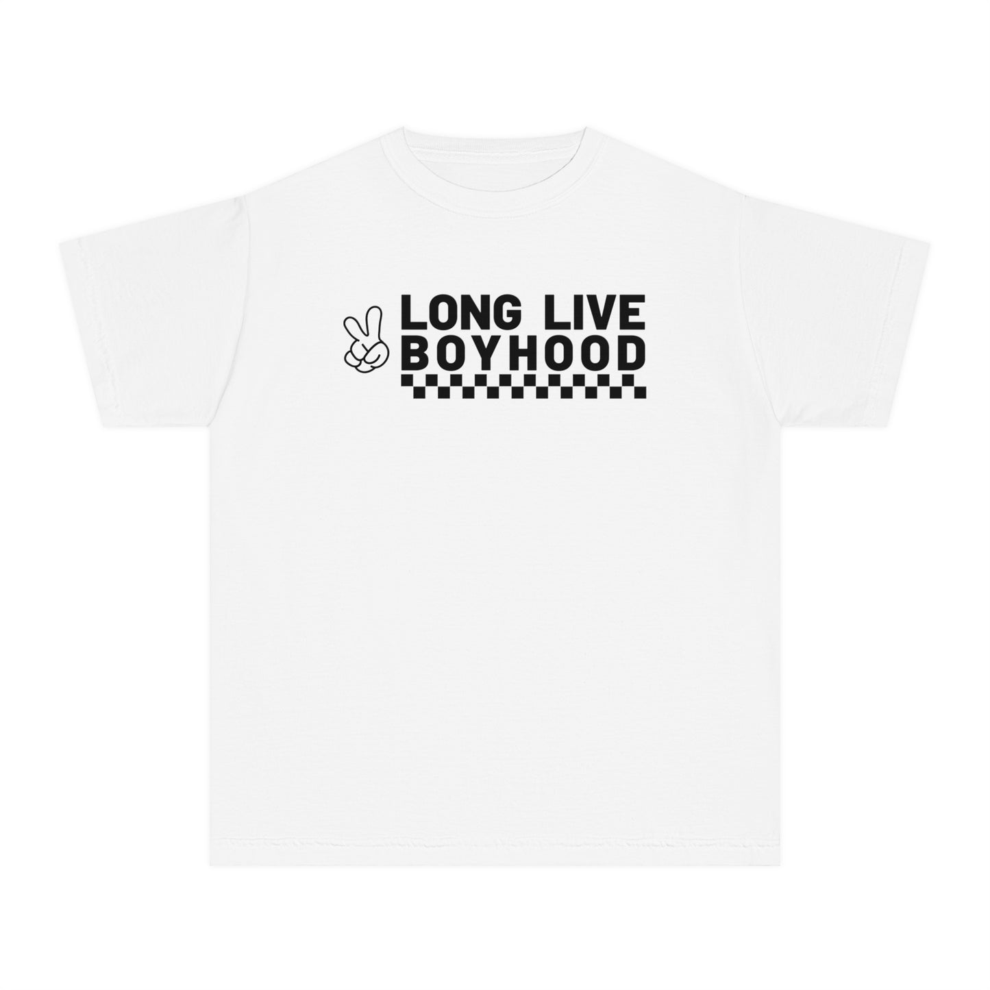 Long Live Boyhood Youth Color Comfort Tee